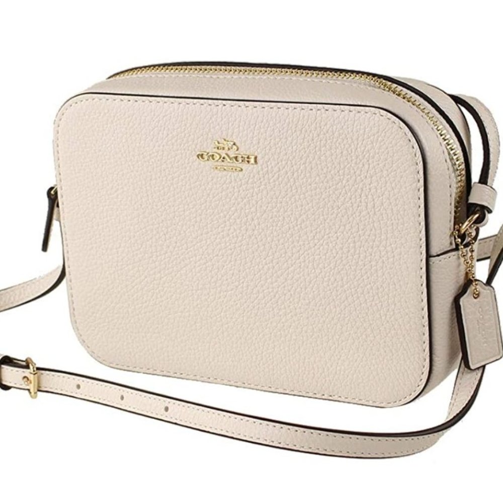 Coach Pebble Leather Mini Camera Bag